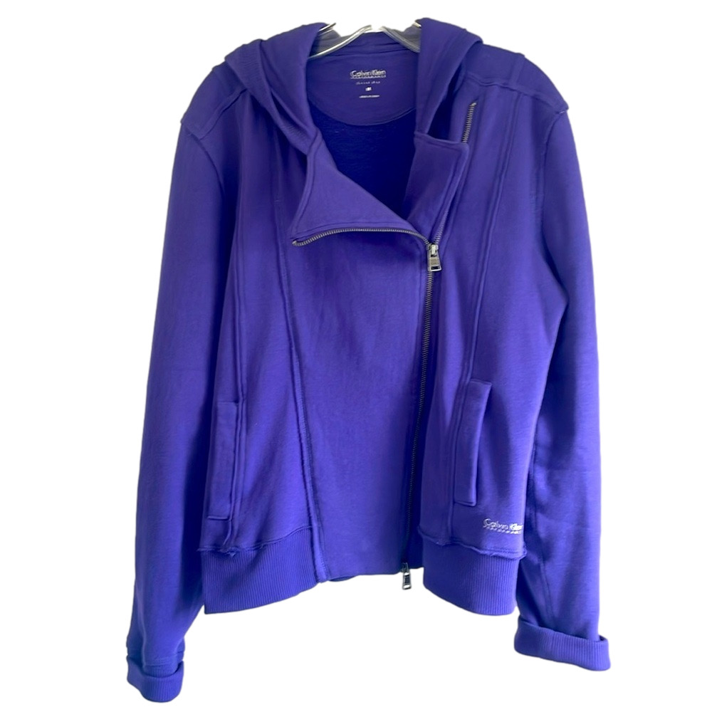 🎉🎉 Host Pick 🎉🎉 Calvin Klein Performance Purple Hoodie/Jacket -Medium